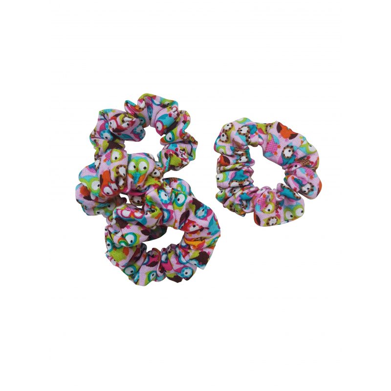 589 thickbox default Scrunchie haarelastik Ugler Pink