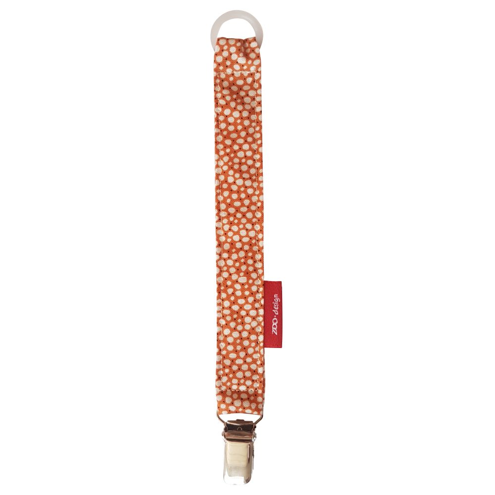 orange with white dots